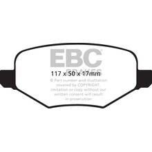 EBC Greenstuff задние тормозные колодки для Ford Edge (U387)/Flex/Explorer (mk5) (под 330мм диск)