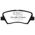 EBC Ultimax передние тормозные колодки для Kia Ceed (JD)/Hyundai i30 (GD/PD)/Veloster (под 280мм диск)