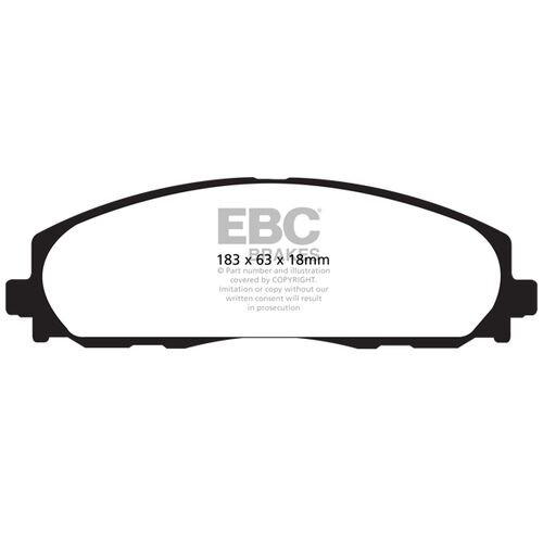 EBC GreenStuff передние тормозные колодки для Chrysler Grand Voyager/Fiat Freemont/Lancia Voyager (2011+) EBC GreenStuff передние тормозные колодки для Chrysler Grand Voyager/Fiat Freemont/Lancia Voyager (2011+)