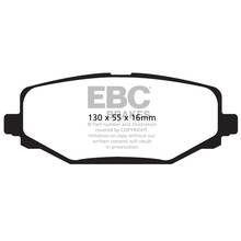 EBC Greenstuff задние тормозные колодки для Chrysler Grand Voyager/Fiat Freemont/Lancia Voyager (2011+)