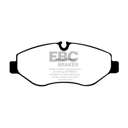 EBC Yellowstuff передние тормозные колодки для Mercedes V-Class (W447) (под 300мм диск)