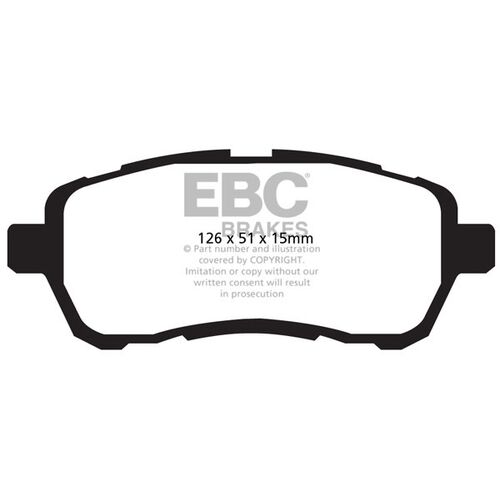 EBC Yellowstuff передние тормозные колодки для Suzuki Swift/Mazda 2 (2007-2017) EBC Yellowstuff передние тормозные колодки для Suzuki Swift/Mazda 2 (2007-2017)