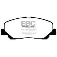 EBC Yellowstuff передние тормозные колодки для Toyota Alphard (08-15)/Estima/Lucida/Previa/Vellfire