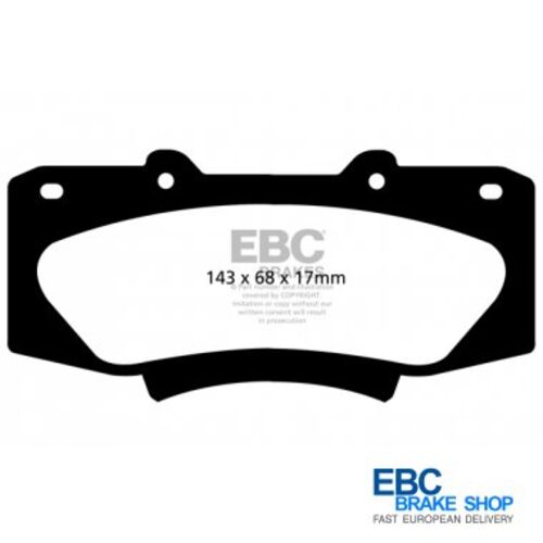 EBC Greenstuff передние тормозные колодки для Toyota Hilux (08-16) EBC Greenstuff передние тормозные колодки для Toyota Hilux (08-16)