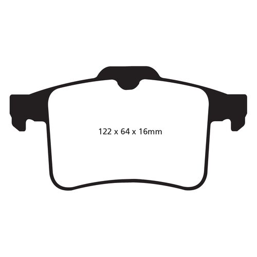 PowerStop Z17 Задние тормозные колодки для Jaguar XFR/XKR/XJR/F-type (под 376мм диск)
