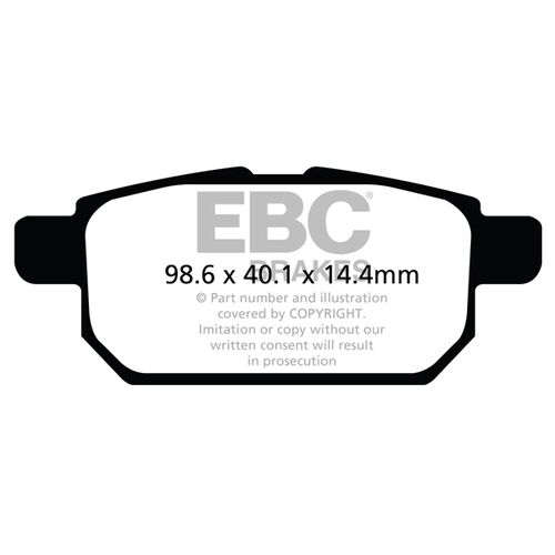 EBC Ultimax задние тормозные колодки для Suzuki Swift/SX4 S-Cross/Vitara EBC Ultimax задние тормозные колодки для Suzuki Swift/SX4 S-Cross/Vitara