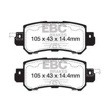EBC Yellowstuff задние тормозные колодки для Mazda CX5/CX3 (2012+)