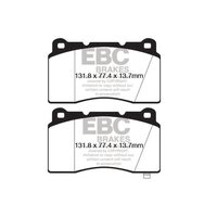 EBC Redstuff передние тормозные колодки для Hyundai Genesis Coupe (08-16) (под 340мм диск)