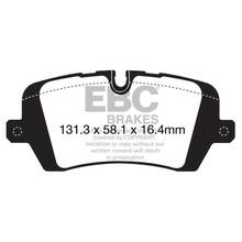 EBC Redstuff задние тормозные колодки для Range Rover/ Sport/Discovery (mk5) (под 325-365мм диск) (2012+)