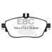 EBC Yellowstuff передние тормозные колодки для Infiniti Q30/QX30/Mercedes A/B/CLA/GLA 160-250 (w176/w246/c117/x156)