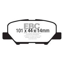 EBC Greenstuff задние тормозные колодки для Mazda 6 GJ (2012-2015)