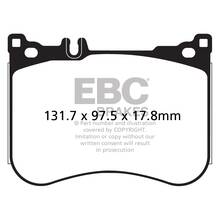 EBC Yellowstuff передние тормозные колодки для Mercedes CLS53/E53/S350-560/SL400-500 (c257/w213/w222/c217/r231)