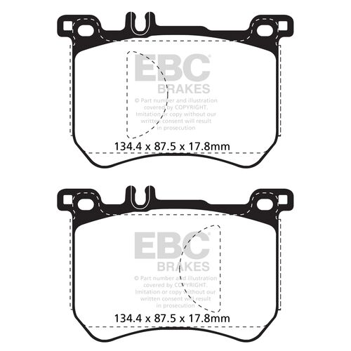 EBC Greenstuff передние тормозные колодки DP22179