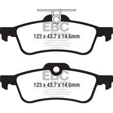 EBC Greenstuff задние тормозные колодки для Honda Civic 9 (FK) (под 276мм диск)