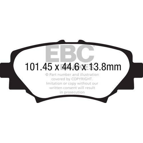 EBC Greenstuff задние тормозные колодки для Mazda 3 (BM/BN) (13+) EBC Greenstuff задние тормозные колодки для Mazda 3 (BM/BN) (13+)