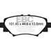 EBC Greenstuff задние тормозные колодки для Mazda 3 (BM/BN) (13+) EBC Greenstuff задние тормозные колодки для Mazda 3 (BM/BN) (13+)