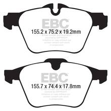 EBC Yellowstuff Передние тормозные колодки для Jaguar F-type 2.0/3.0L (под 355мм диск)
