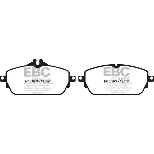 EBC Ultimax передние тормозные колодки DPX2208