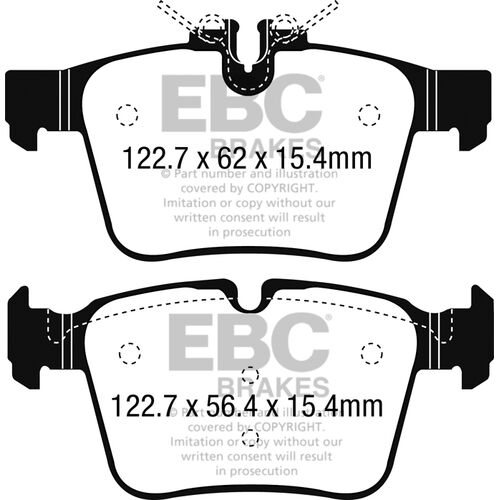 EBC Ultimax задние колодки DPX2215