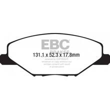 EBC Greenstuff передние тормозные колодки для Skoda Fabia (NJ) 1.0-1.4L (под 256мм диск)