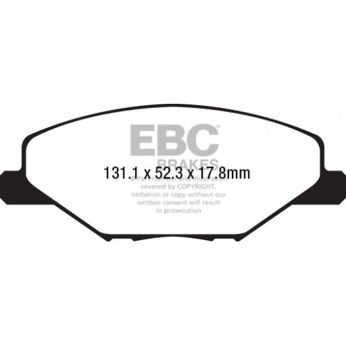 EBC Greenstuff передние тормозные колодки для Skoda Fabia (NJ) 1.0-1.4L (под 256мм диск) EBC Greenstuff передние тормозные колодки для Skoda Fabia (NJ) 1.0-1.4L (под 256мм диск)