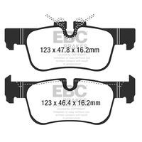 EBC Ultimax задние тормозные колодки для BMW X1/X2/Mini Clubman/Countryman Cooper S/JCW (F48/F39/F54/F60/F56) (под электро-ручник)