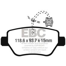 EBC Greenstuff задние колодки DP22258
