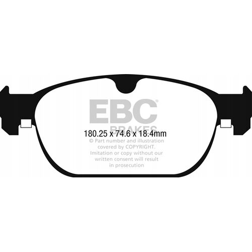 EBC Greenstuff передние тормозные колодки для Volvo S90/V90/XC90/XC60 (mk2)/XC40/V60/S60 (mk3) (под 345/366мм диск) EBC Greenstuff передние тормозные колодки для Volvo S90/V90/XC90/XC60 (mk2)/XC40/V60/S60 (mk3) (под 345/366мм диск)