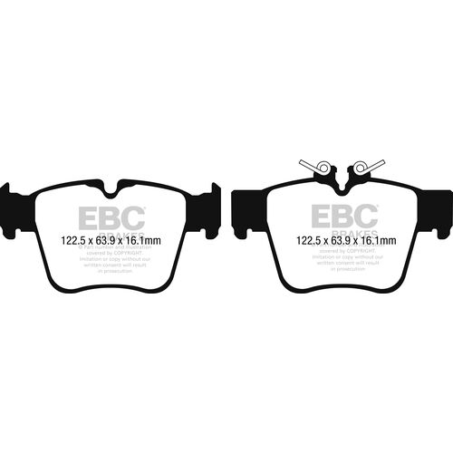 EBC Ultimax задние тормозные колодки для Mercedes C43/GLC43 AMG/GLC220-350 (w205/x253)