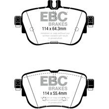 Ebc yellowstuff задние тормозные колодки для Mercedes E200/E250/E300 (w213)