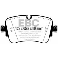 EBC Yellowstuff задние тормозные колодки Audi Q7/SQ7/Q8/E-tron (4M) (под 350мм диск)