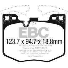 EBC Bluestuff Передние тормозные колодки для BMW X3/X5/X6/5/6/7 (G01/G05/G06/G30/G32/G11/G12) (под 348x36мм диск)