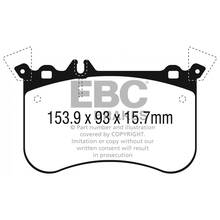 EBC Yellowstuff передние тормозные колодки для Mercedes A45/CLA45/GLA45 AMG (w176/w117/x156)