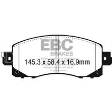 EBC Yellowstuff передние тормозные колодки для Subaru Forester mk5 (2018+)/XV (mk2) (под 294/316мм диск)