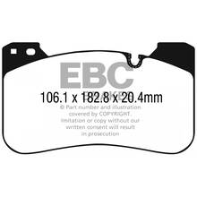 EBC Bluestuff передние тормозные колодки для BMW M5/M8/X5M/X6M (F90/F92/F95)