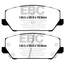 EBC Yellowstuff передние тормозные колодки для Hyundai i30N (PD)