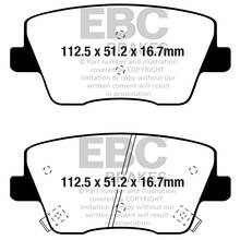 EBC Yellowstuff задние тормозные колодки для Hyundai i30N (PD)