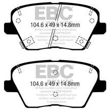 EBC Greenstuff задние тормозные колодки для Kia Ceed (CD)/xCeed/i30 (PD) (под 272мм диск)