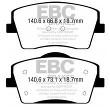 EBC Greenstuff передние тормозные колодки для Volvo XC40 (под 322мм диск)