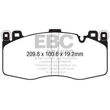 EBC Yellowstuff Передние тормозные колодки для BMW X5M/X6M (F85/F86)