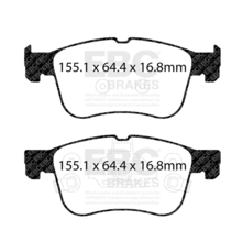 EBC Greenstuff Передние тормозные колодки для Ford Focus (mk4)/Kuga (mk3)/Puma ST (mk2) (под 282/308/325мм диск)