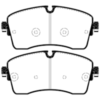Brannor Ceramic передние тормозные колодки для Jaguar E-pace/Evoque mk2/Discovery Sport/Range Rover (под 350мм диск)