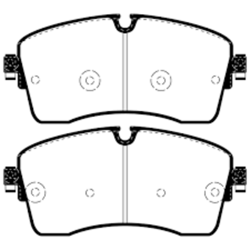 DC brakes Street HD+ передние тормозные колодки для Jaguar E-pace/Evoque mk2/Discovery Sport/Range Rover (под 349мм диск)