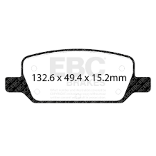 EBC Yellowstuff Задние тормозные колодки для TESLA Model 3/Model Y/Model S (Тормоза НЕ Performance) EBC Yellowstuff Задние тормозные колодки для TESLA Model 3/Model Y/Model S (Тормоза НЕ Performance)