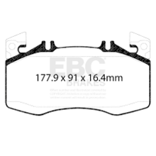 EBC Yellowstuff Передние тормозные колодки для Mercedes A45/A45s/CLA45/GLA45 AMG (w177/w118/h247) (2019+) (под 360мм диск)