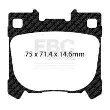 EBC Yellowstuff задние тормозные колодки для Toyota Yaris GR (20+)