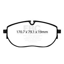 EBC Yellowstuff передние тормозные колодки для VW Transporter (Kombi)/Camper/Caravelle (T6.1) (под 340мм диск)