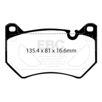 EBC Greenstuff передние тормозные колодки для AUDI Q5 (FY) (под 338мм диск)