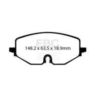 EBC Yellowstuff Передние тормозные колодки для Skoda Octavia A8/Cupra Leon/VW Golf 8/Caddy/Audi A3 (8y) (2020+) (под 288мм диск)