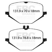 EBC Yellowstuff задние тормозные колодки для Mercedes GLE63/GLS63/G63 (c167/x167/w463a)